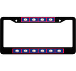 10 Flags Of Virginia State Pattern Car License Plate Frame