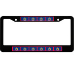 10 Flags Of New_York State Pattern Car License Plate Frame