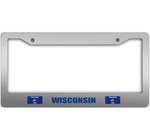 Pattern Of Flags Wisconsin State Car License Plate Frame