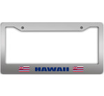 Pattern Of Flags Hawaii State Car License Plate Frame