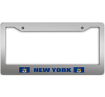 Pattern Of Flags New York State Car License Plate Frame