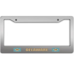 Pattern Of Flags Delaware State Car License Plate Frame