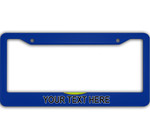 Pattern Of Flags Montana State Custom Text Car License Plate Frame