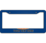 Pattern Of Flags Idaho State Custom Text Car License Plate Frame