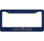 Pattern Of Flags Alaska State Custom Text Car License Plate Frame