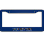 Pattern Of Flags Maine State Custom Text Car License Plate Frame