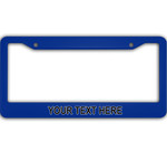 Pattern Of Flags Pennsylvania State Custom Text Car License Plate Frame