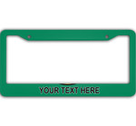 Pattern Of Flags Washington State Custom Text Car License Plate Frame