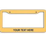 Pattern Of Flags New Jersey State Custom Text Car License Plate Frame