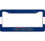 Pattern Of Flags Colorado State Custom Text Car License Plate Frame