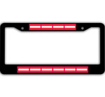 10 Flags Of Austria Pattern Car License Plate Frame