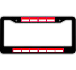 10 Flags Of Indonesia Pattern Car License Plate Frame