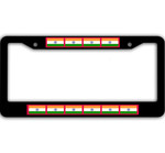 10 Flags Of India Pattern Car License Plate Frame