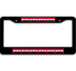 10 Flags Of Syria Pattern Car License Plate Frame