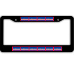 10 Flags Of Cape Verde Pattern Car License Plate Frame