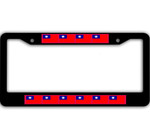 10 Flags Of The Republic of China Pattern Car License Plate Frame