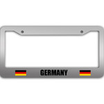 2 Flags Of Germany Pattern National Flag Car License Plate Frame