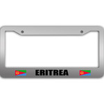 2 Flags Of Eritrea Pattern National Flag Car License Plate Frame