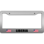 2 Flags Of Liberia Pattern National Flag Car License Plate Frame