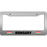 2 Flags Of Hungary Pattern National Flag Car License Plate Frame