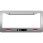 2 Flags Of The Netherlands Pattern National Flag Car License Plate Frame