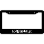 Gift For Logistician Life Black License Plate Frames Car Decor Accessories