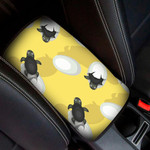 Baby Turtle Born Hatching Egg Cartoon Car Center Console Cover