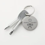 Handy Daddy | Screwdriver Keychain | Engraved Keychain | Gift For  | Gift For Dad | Father'S Day Gift