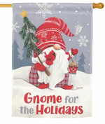 Christmas Flag, Gnome for the Holidays, Home Outdoor Decorations Gifts