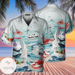 Christmas Hawaii Shirt, Pontoon Sailing To Christmas Button Up Shirt For Men