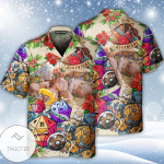 Christmas Hawaiian Shirt, Ready For Adventure Christmas Style Button Up Shirt For Men