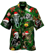 Christmas Hawaiian Shirt, Scary Christmas Button Up Shirt For Men