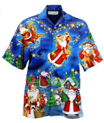 Christmas Hawaiian Shirt, Believe in The Magic of Christmas Button Up Shirt For Men