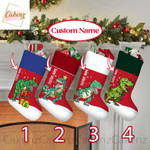 Personalized Christmas Stocking Stuffers, Dinosaur T-Rex Christmas Stocking, Christmas Decorations
