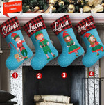 Personalized Christmas Stocking Stuffers, Funny Elf Christmas Stocking, Christmas Decorations