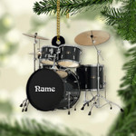 Personalized Drummer Christmas Ornament, Drum Ornament, Christmas Tree Decoration