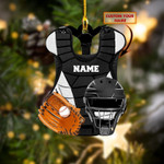 Personalized Baseball Uniform Christmas Ornament, Christmas Tree Decoration