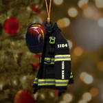 Personalized Firefighter CAPITAINE Ornament, Christmas Tree Decoration