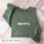 Merry Happy Holidays Christmas Sweatshirt For Women Men