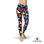Colorful Cats Christmas Leggings For Sports, Yoga, Workout Fitness, Women Gift