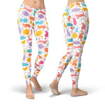 Cute Colorful Cats Lover Christmas Leggings For Sports, Yoga, Workout Fitness, Women Gift