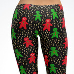 Gingerbread man Christmas Leggings For Sports, Yoga, Workout Fitness, Women Gift