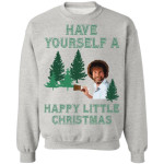 Bob Ross – Have Yourself A Happy Little Christmas Sweatshirt For Women Men