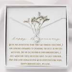Valentines day gifts for her, Alluring Beauty Necklace for Girlfriend/Wife, Happy Annversary