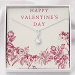 Valentines day gifts for her, Alluring Beauty Necklace for Future Wife/Fiancé/Wife Girlfriend, Happy Valendays day