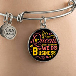 Valentines Day Gif For Her, Queens Don't Do Drama Bracelet