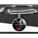 Valentines Day Gif For Her, My Wife My Partner My Love Bangle Bracelet