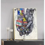 Valentine Gift For Her/Him, Couple Canvas/Poster for Husband/Wife, Holding Hands