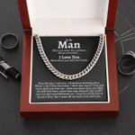 Valentines Day Gifts For Him, Cuban Necklace For Husband/Boyfriend, Simple Appreciation