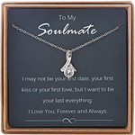 Valentines day gifts for her, Alluring Beauty Necklace for Wife/Girlfriend, Love Heart Pendant